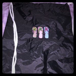 Summer tote cinch nylon bag